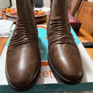 Baretraps Anila Taupe Ankle Boots Booties Women’s 8M New in Box